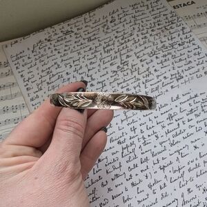 Floral Silver Bracelet